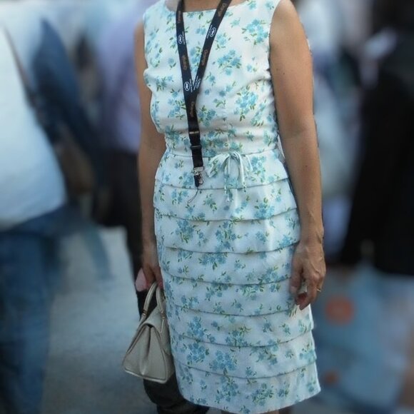 Vintage Floral Dress- Impeccable condition - Picture 1 of 6